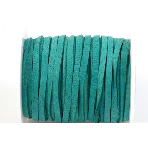 TURQUOISE DEERSKIN LACE